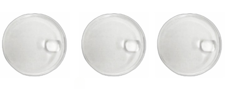 Lot of 3pcs Plastic Watch Crystal FOR ROLEX CYCLOP 121 Fit 7596A