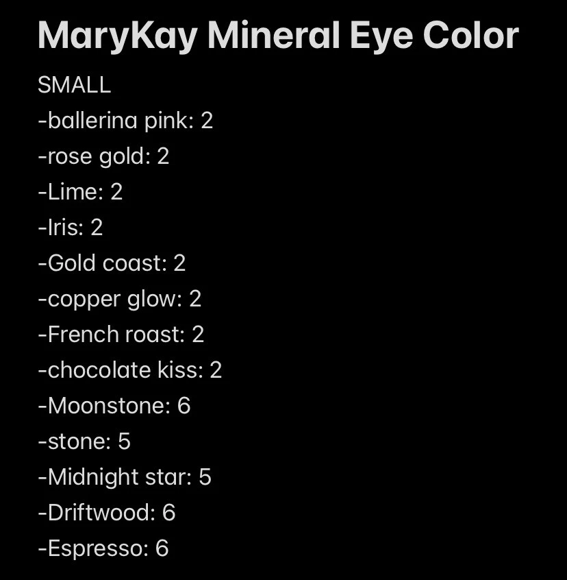 MaryKay MINERAL EYE COLOR .05 OZ- NIB - CHOOSE YOUR SHADE! - Image 3 of 3