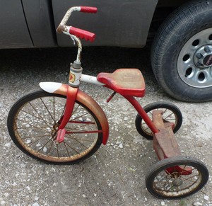 vintage western flyer tricycle