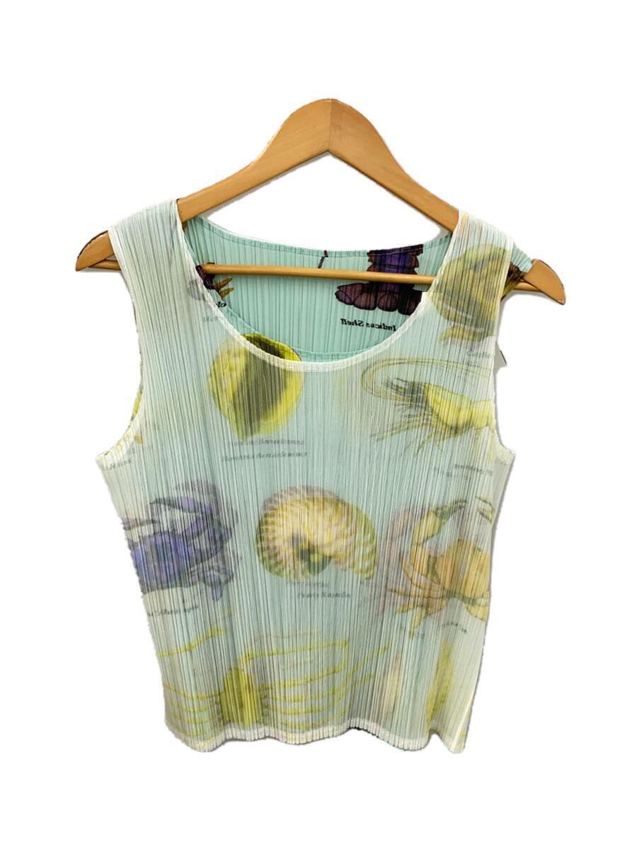 PLEATS PLEASE ISSEY MIYAKE ◇ Marine life print / tank top 2 PLEATS PLEASE ISSEY MIYAKE ◇ Marine life print / tank top 2