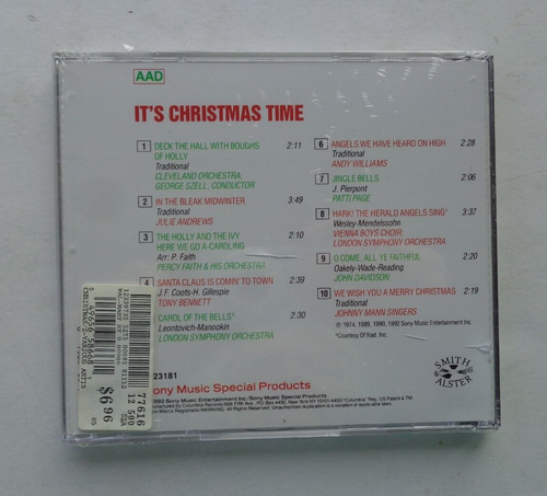 VIENNA BOYS CHOIR: IT'S CHRISTMAS TIME - FACTORY SEALED CD - Picture 2 of 2