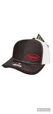 Peterbilt Trucks Richardson 112 Black/White Trucker Cap Hat Snapback Embroidered