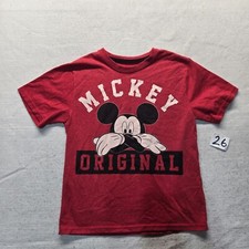 Disney Mickey Mouse Original Tee T-Shirt Youth Size M Medium 10/12 