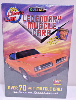 QUESTAR Legendary Muscle Cars~6 DVD Box Set DENNIS GAGE As Seen On Speed Channel