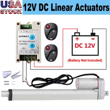 Set of 12V Linear Actuator Motor +Positive Inversion Controller +Mount Brackets