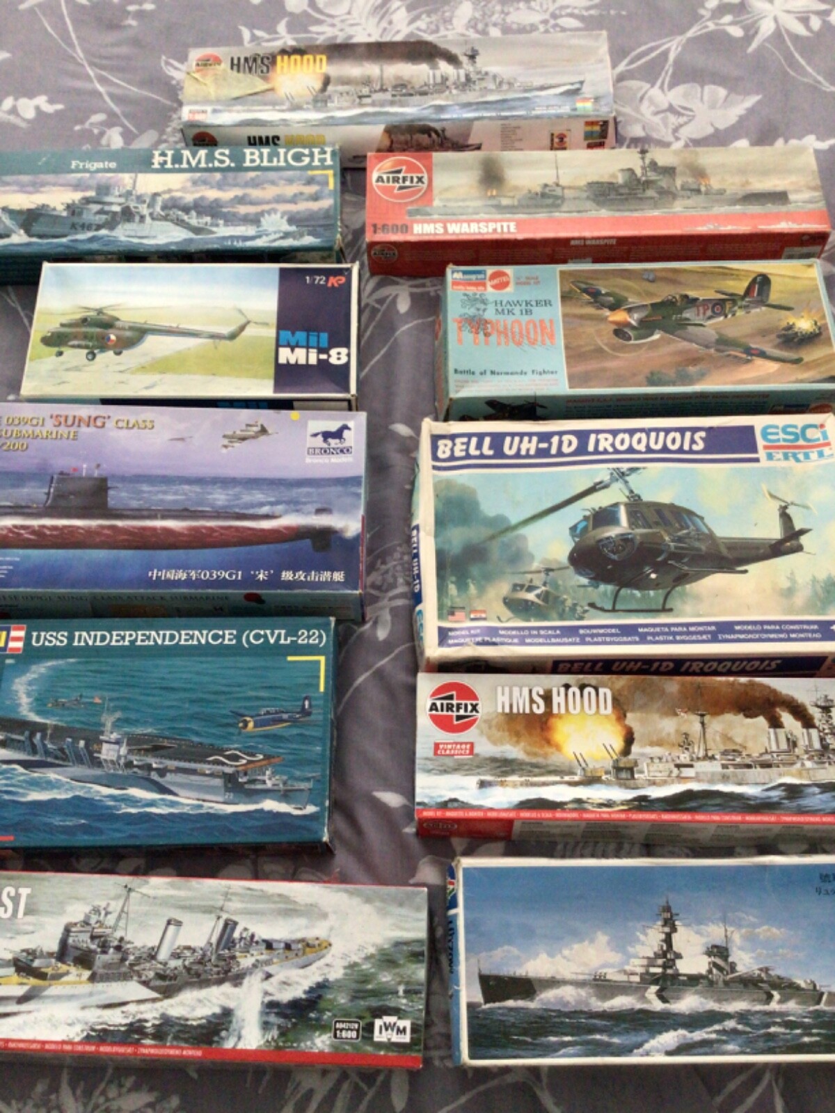 Various plastic model kits job lot ships, planes and helicopter. eBay