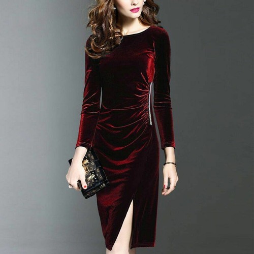 Vestido de tirantes finos hasta el suelo con tirantes finos y elegantes.  14653875 - Ericdress.com