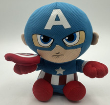 CAPTAIN AMERICA TY BEANIE BABIES 6" PLUSH MARVEL DISNEY AVENGERS