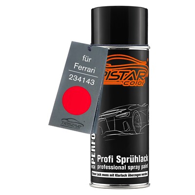 Autolack Spraydose für Ferrari 234143 Rosso Formula 1 Basislack Sprühdose 400ml