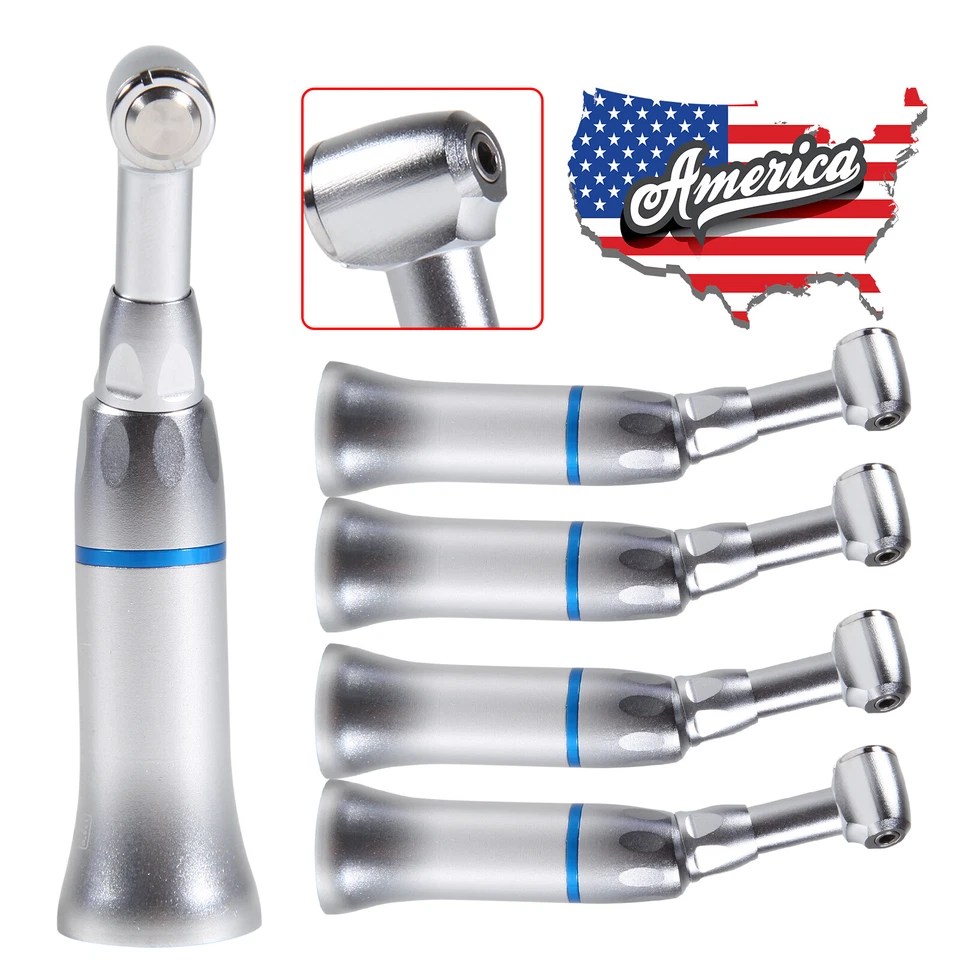 Dental Slow Low Speed Handpiece Contra Angle Push Button E-type Attach NSK STYLE - Image 3 of 4