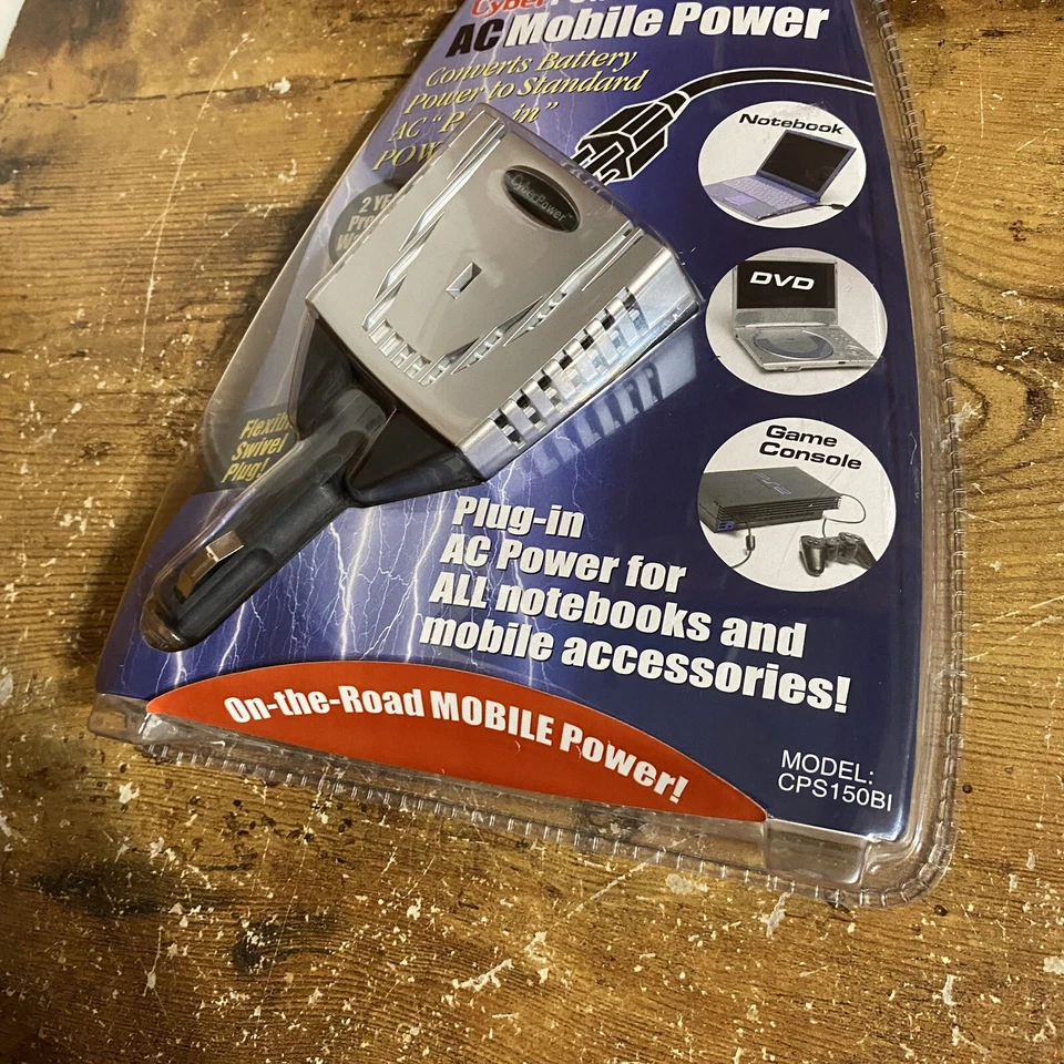 Brand New Cyber-Power AC Mobile Power 150 Watt Car Adapter Model No. CPS150BI - Image 3 of 4