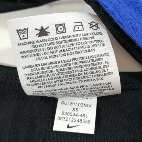 Nike Dri Fit Breathe 2-in-1 Tank Top Blue Girls XS - Picture 5 of 5