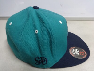 NWT NLBM Negro League Atlanta Black Crackers ABC Men 7 5/8 Fitted