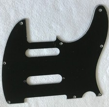 For Fender Telecaster Nashville Tele Guitar Pickguard,3 Ply Black