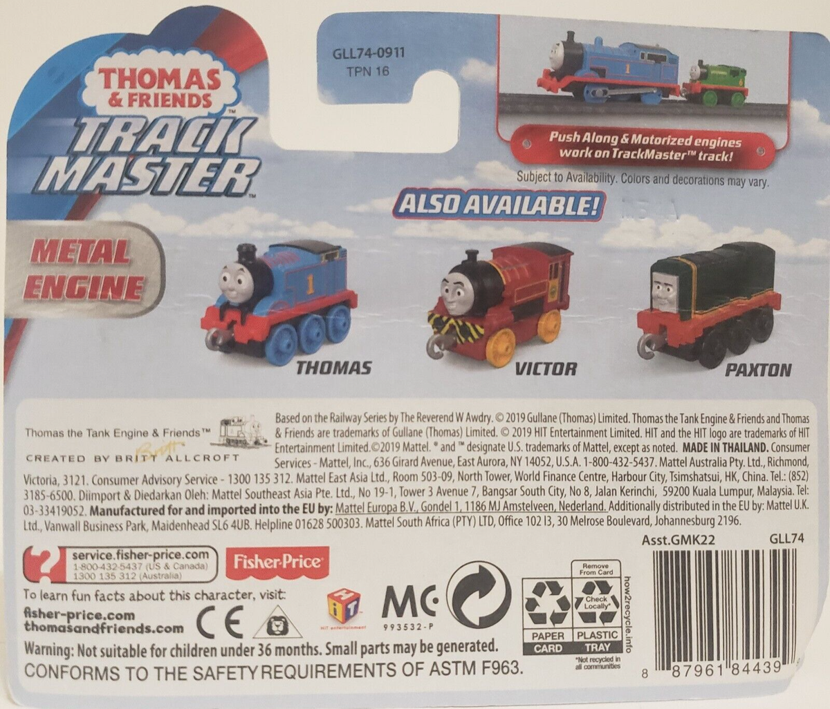 Thomas & Friends Push Along Metal Engines CHOOSE YOUR FAVORITE NEW