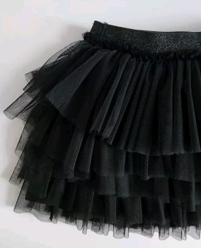 ZARA BLACK GIRLS LAYERED TULLE SKIRT SZ.8 8 YRS - Picture 2 of 6