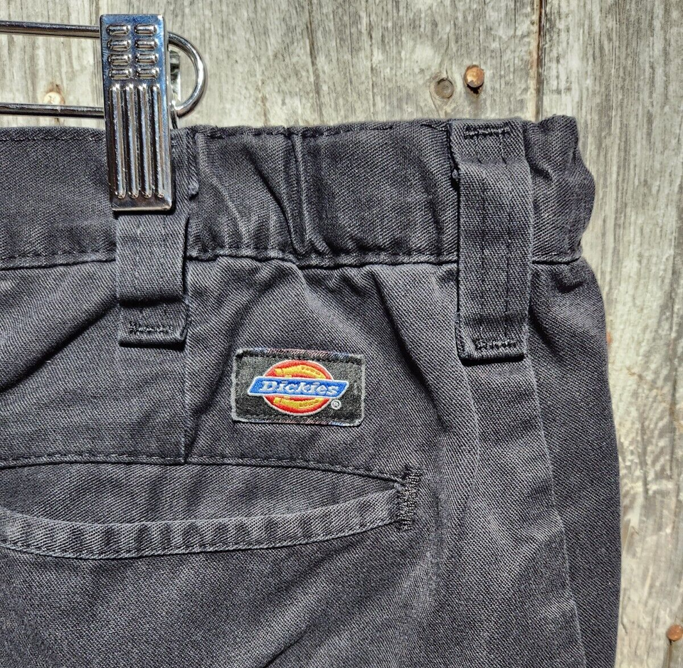 men's DICKIES occupational Industrial uniform stretch Work Pants BLACK