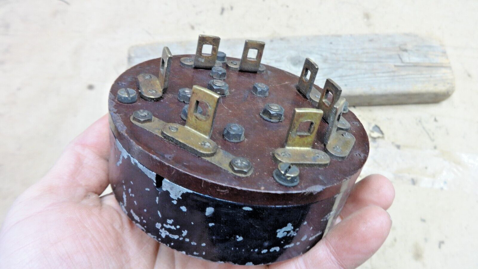 Vintage 1916 1920's DELCO IGNITION LIGHT SWITCH Original 4-28-15