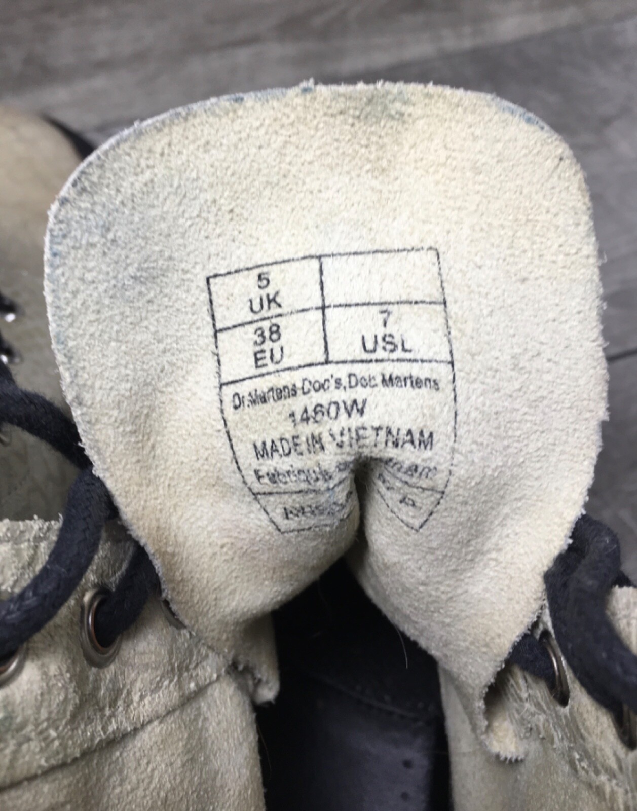 Doc Martens 1460 Python Embossed Leather Combat W… - image 9