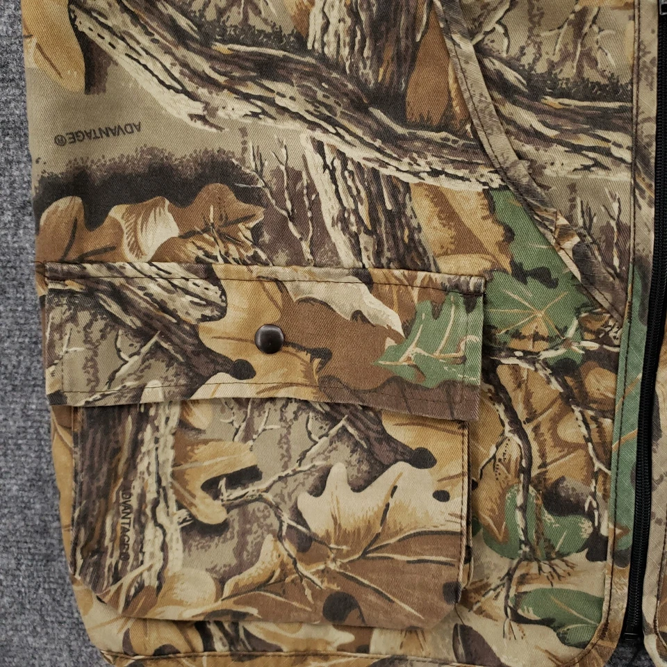 Jordan Lee Vest Mens Medium Brown Realtree Camo Utility Shooting Hunting Outdoor - Image 4 of 4