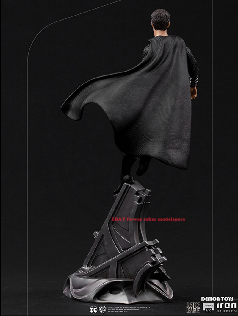 Iron Studios DC Superman Black Suit Zack Snyder Justice