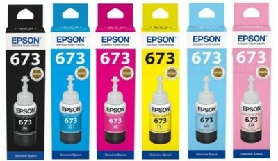 Genuino Original Epson EcoTank Multipack 673 Tinta T6731-T6736 L800 L805  L810 L850 | eBay