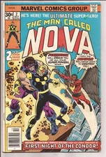 Nova #2 VG+ 4.5 Off-white Pages (1976 1st Series) 1st app Powerhouse