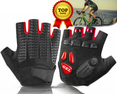 Half Finger Cycling Gloves – Mountain Bike Bicycle Sports Gloves, Fingerless Design | New With Tags 8 thumbnail image