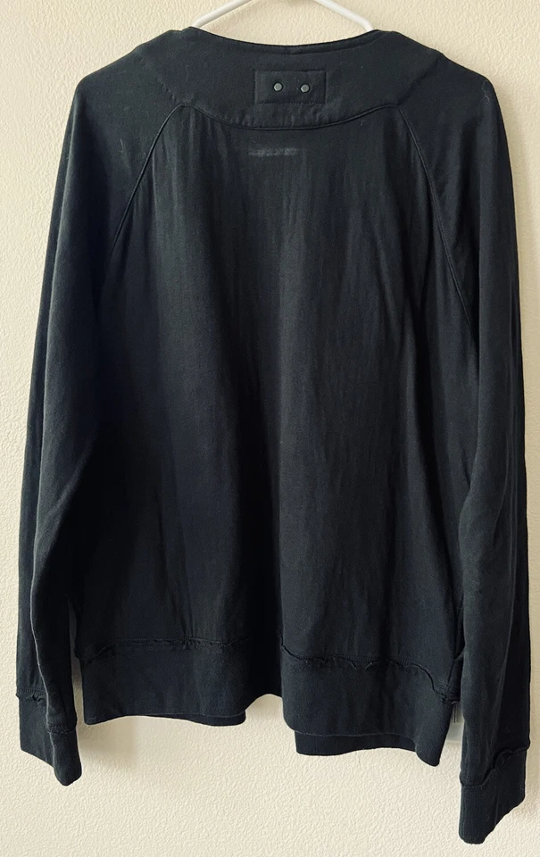 ALEXANDER WANG Men’s Casual Full Zip Cardigan Sweater Collarless sz S - Image 4 of 4