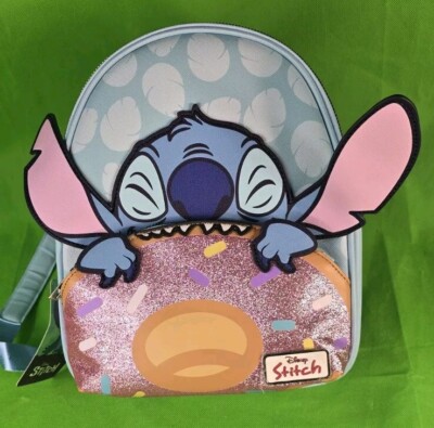BioWorld - Disney Lilo & Stitch - Mini Backpack - Read  Exclusive Doughnut New 