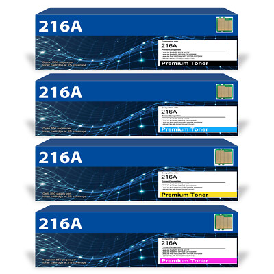 [MIT Chip] 4x Toner compatible with HP 216A Color LaserJet Pro MFP M155a M183FW