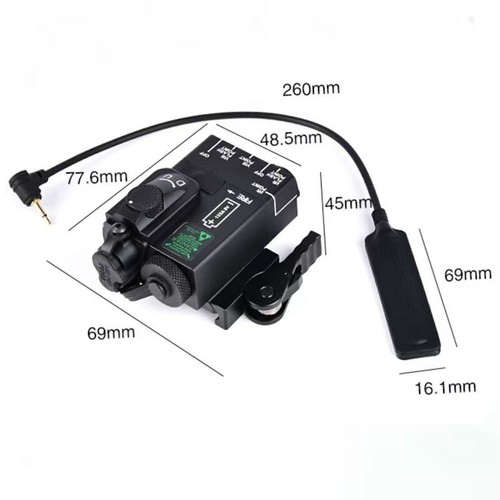 WADSN Metal DBAL MINI-A2 Red/Green Laser IR Night Infrared Aiming Hunting Sight - Picture 4 of 14