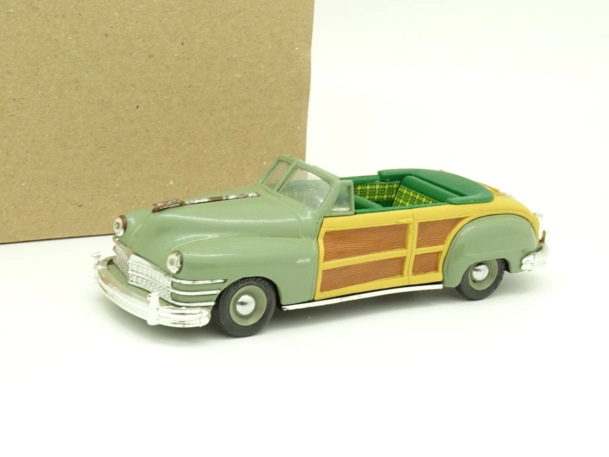 Kager ZC1047 – Chrysler Windsor Cabriolet 1947 1/43, Rouge, état Comme Neuf