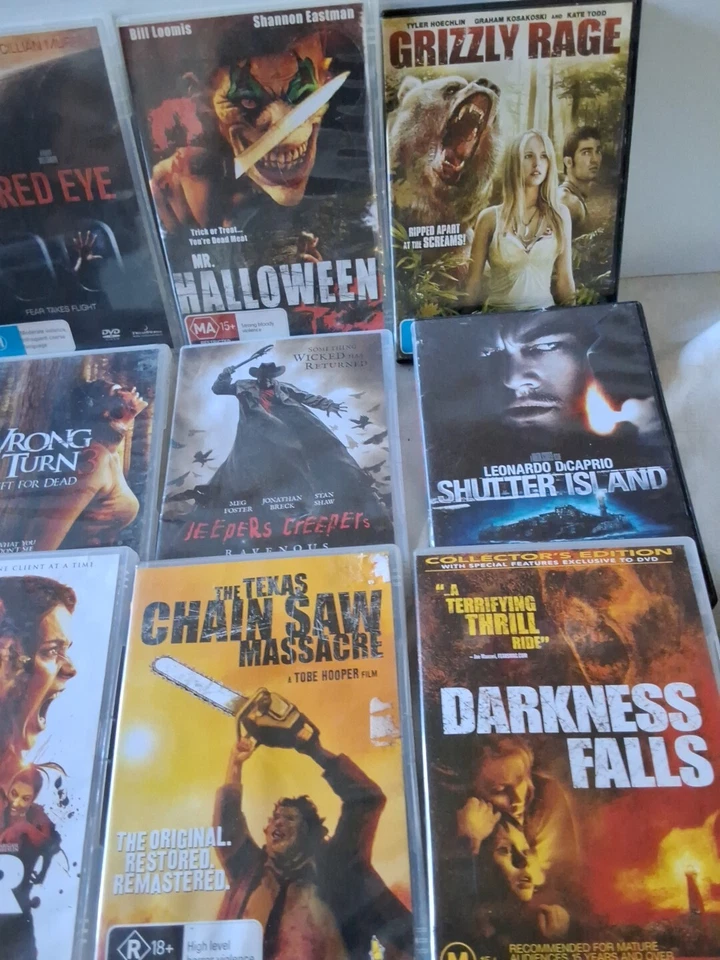 Bulk Lot Of 12 Horror,Thriller Dvds, Preowned, The Grudge, Red Eye,etc - image 3 of 3