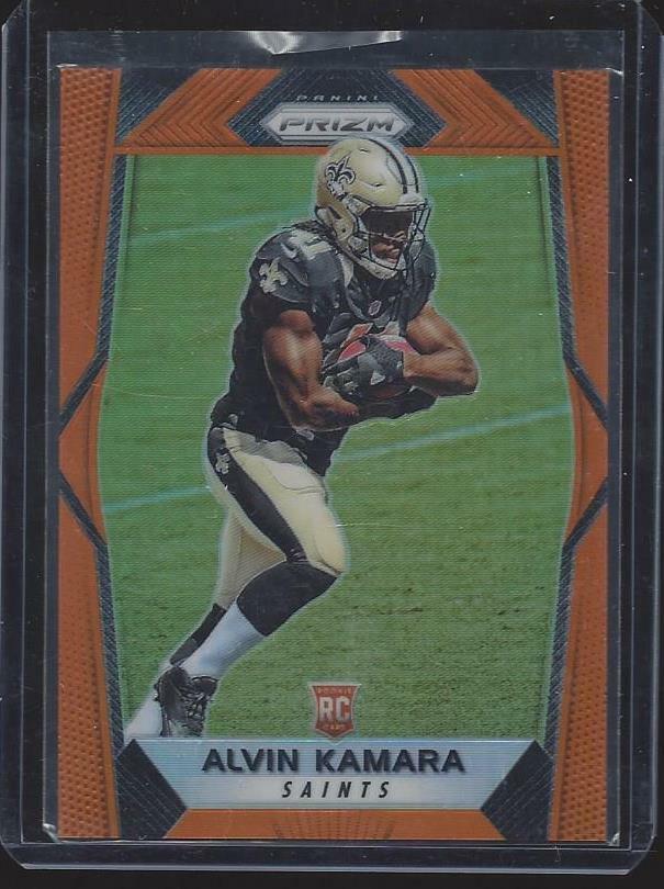 2017 Panini Prizm - Rookies Alvin Kamara #291 Orange Prizm /275