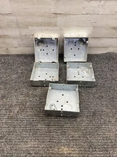 NOS Lot of 5 Electrical Box Switch Covers 4-1/2" x 4-1/2" x 1-1/2