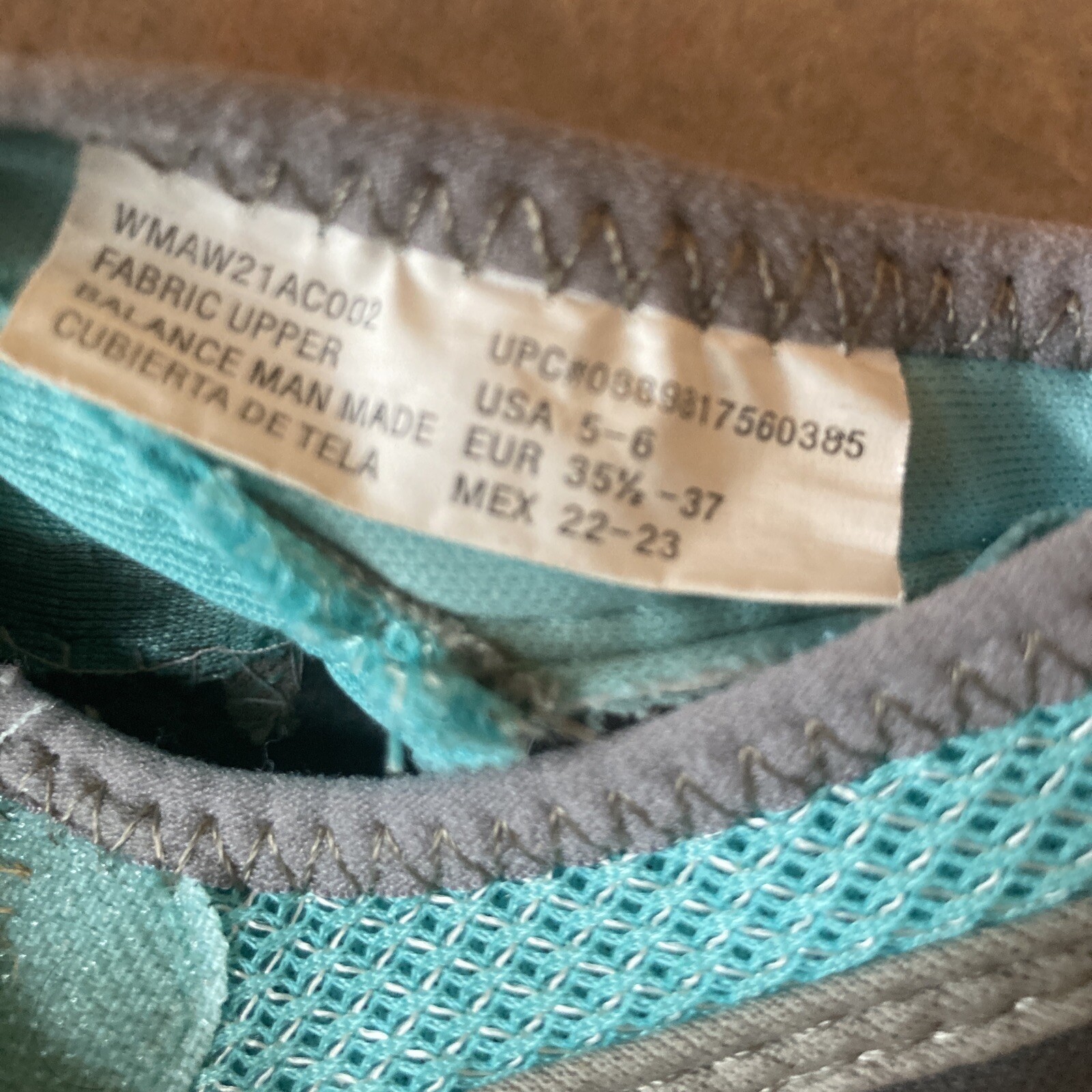 SAOLA Scarpe da acqua Athletic Works suola in gomma verde verde acqua taglia US 5 6