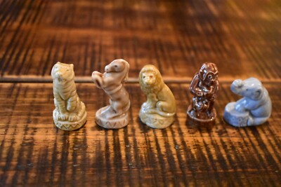 Wade England Red Rose Tea Circus Set Of 5 Elephant Lion Tiger Monkey Horse 
