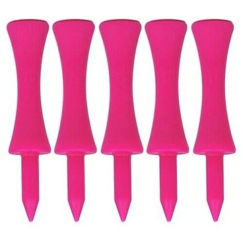 TRIXES Golf Tees x100 NEU hellrosa Burg Golf Tees hochwertige Kunststoff Tees