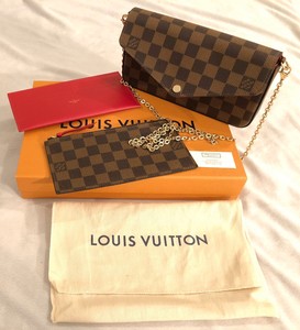 louis vuitton felicie pochette damier ebene