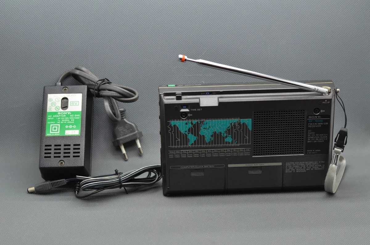 Sony ICF-7600D weltempfänger Radio, FM/LW/MW/SW PLL Synthesized Receiver