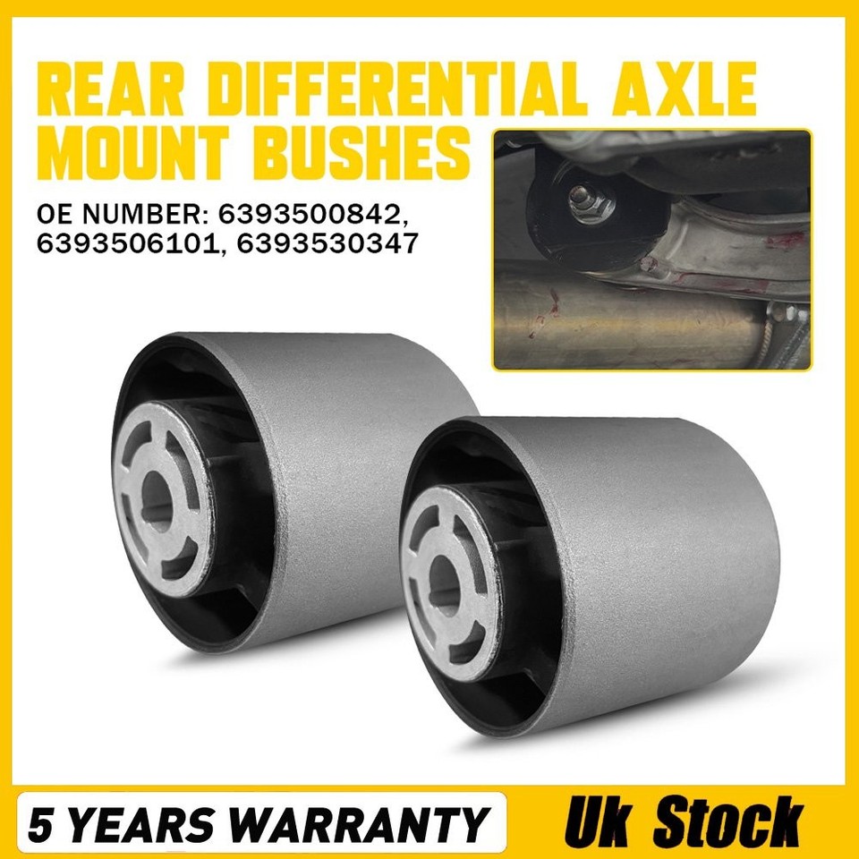 For Mercedes Vito W639 Mixto Rear Differential Axle Mount Bushings x2 ...