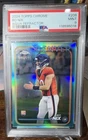 2024 Topps Chrome - Rookies Bo Nix #206 Aqua Refractor /199 (RC)
