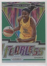 2021 Panini Prizm WNBA Fearless Green Prizm Chiney Ogwumike #3 0jr1