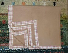 Domo Vista Wohnraumdecke warme Couchdecke beige/braun 160x200cm mit Biese