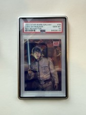 2021 Topps Chrome Star Wars Galaxy #34 Luke Skywalker RED Refractor /5 PSA 10