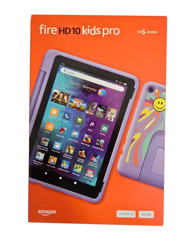Amazon Fire HD 10 Kids Pro Tablet 2023 | 32GB Sternennebel, Happy Day, Mint Grün - Bild 2 von 4