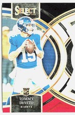 2023 Select Black and Red Prizms Die Cuts Tommy DeVito #102 - New York Giants