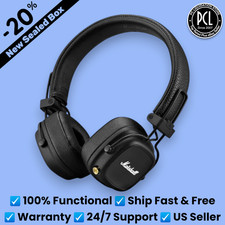  Marshall Major IV Headphones On-Ear Black I...