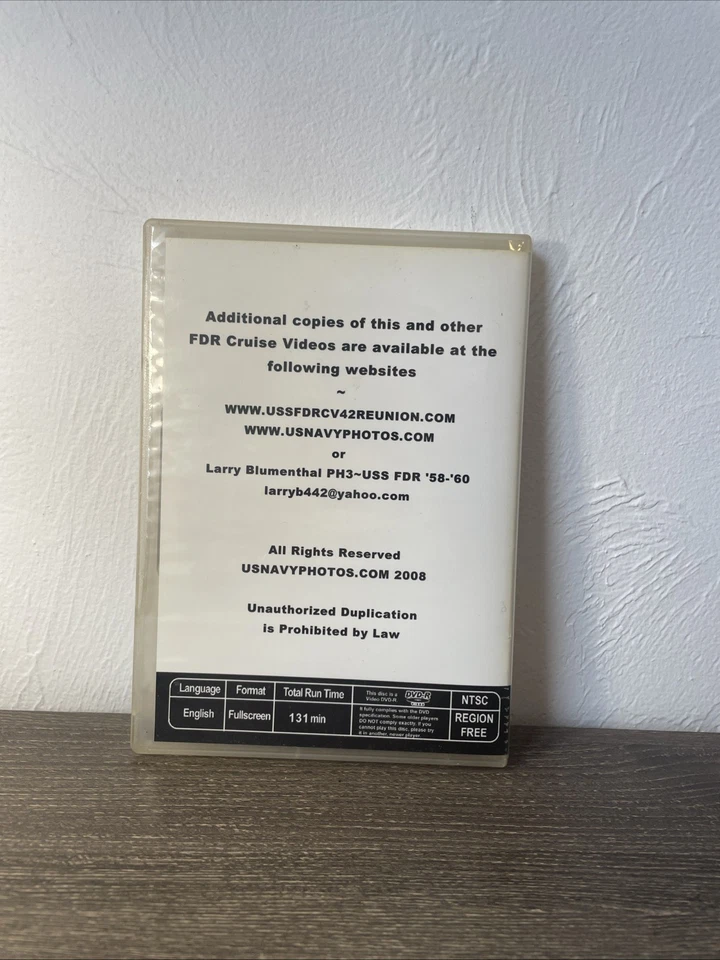 RARE USS Franklin d Roosevelt CVA-42 Vietnam Video DVD 1966 Flight OPS MISSING 1 - Image 2 of 4